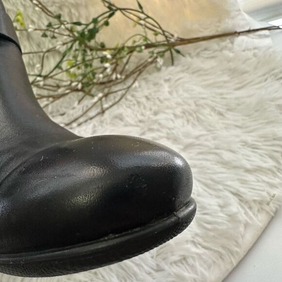 ECCO Women's Sculptured 45 Boot Ankle Bootie in Black Leather & Nubuck Size 9 US - Picture 9 of 9